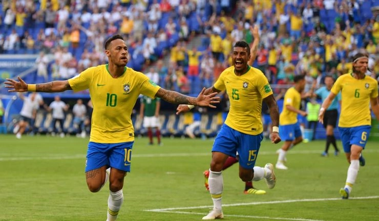 FIFA WC 2018 : मेक्सिको को 2-0 से हराकर ब्राजील क्वार्टर फाइनल में, सबसे ज्यादा गोल भी ब्राजील के नाम