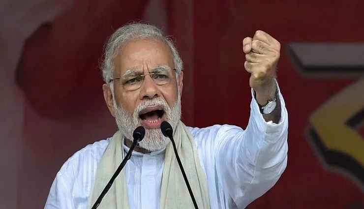 पीएम मोदी का पलटवार, झूठ फैलाने, दुष्प्रचार करने में जुटा विपक्ष - PM Modi addresses bjp workers on Namo app