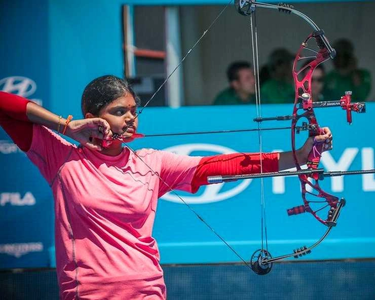 एशियाड रैंकिंग राउंड में दूसरे स्थान पर रही भारतीय महिला कम्पाउंड तीरंदाजी टीम