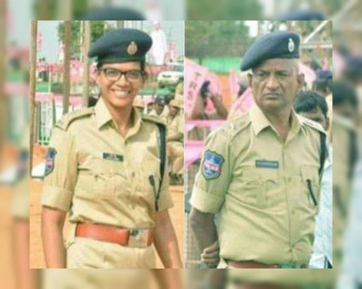 … जब SP बेटी से हुआ सामना, तो DCP पिता ने गर्व से ठोका सैल्यूट - DCP father salutes IPS daughter in Telangana