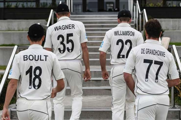 भारत के खिलाफ विश्व टेस्ट चैंपियनशिप फाइनल खेलने के लिए इंग्लैंड पहुंची न्यूजीलैंड टीम - Newzealand team reaches England for World test championship
