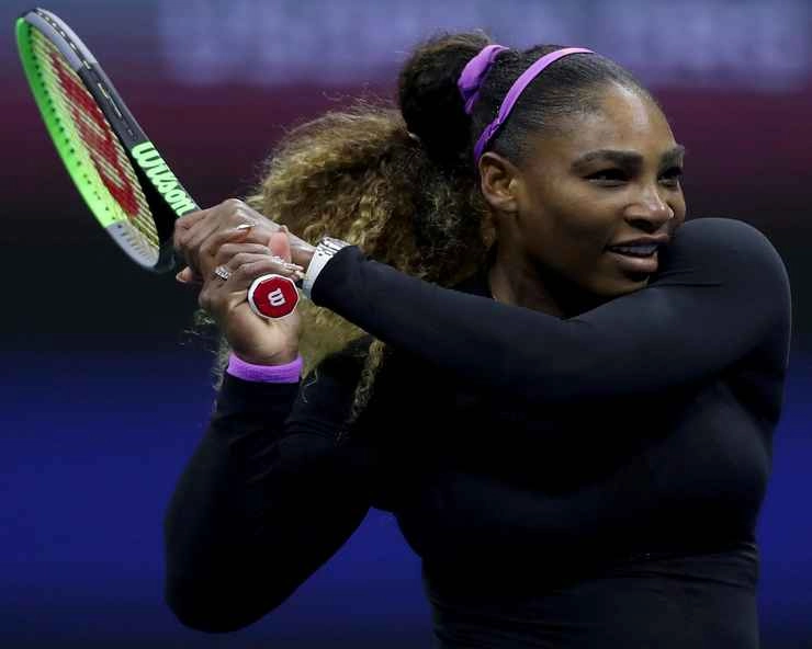US Open : सेरेना विलियम्स की शारापोवा पर एकतरफा जीत, जोकोविच, फेडरर अगले दौर में - Serena Williams, Maria Sharapova, US Open