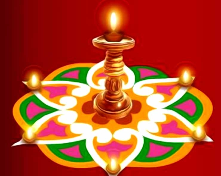 घर-आंगन की रंगोली, देती है समृद्धि का आशीष, दीपावली पर मिलती है लक्ष्मी कृपा - deepawali rangoli