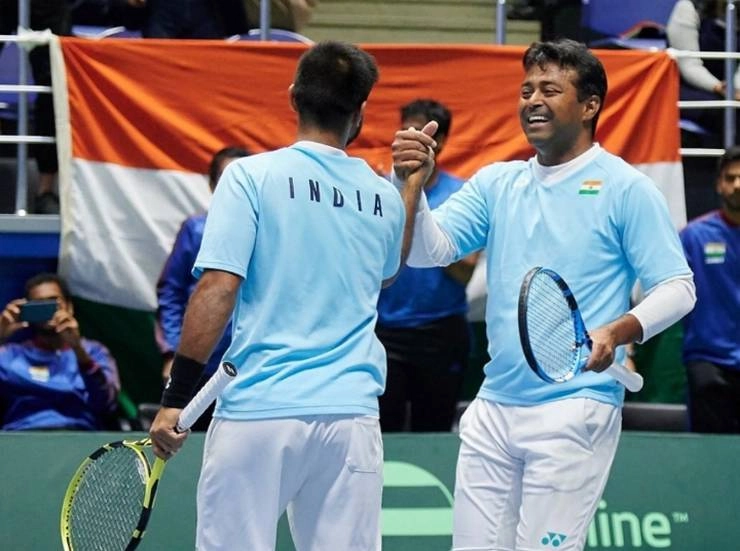 टेनिस हॉल ऑफ़ फेम में शामिल होने वाले पहले एशियाई पुरुष बने पेस और अमृतराज - Leander Paes Vijay Amritraj lone indian pair in Tennis Hall of fame