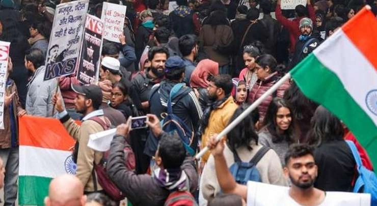 CAA Protest March : जामिया प्रॉक्टर की छात्रों से वापस लौटने की अपील - Jamia Millia Islamia CAA protest Wasim Ahmed