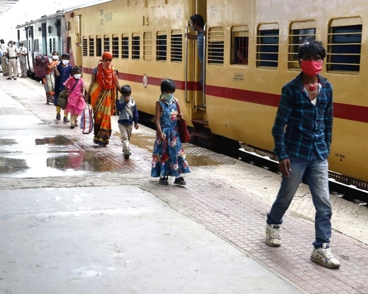 रेलवे ने 2,570 श्रमिक ट्रेनों से 32 लाख प्रवासी मजदूरों को घर पहुंचाया - sharmik Special train Indian Railways