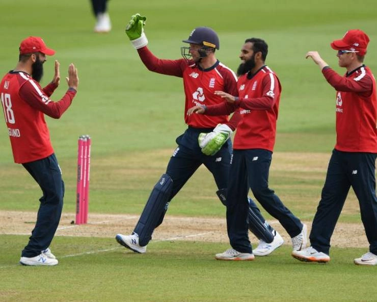 इंग्लैंड ने भारत को तीसरे टी-20 मैच में 17 रनों से हराया, कप्तान रोहित का विजय-रथ रुका - England defeats India by eighteen runs in the third T20I