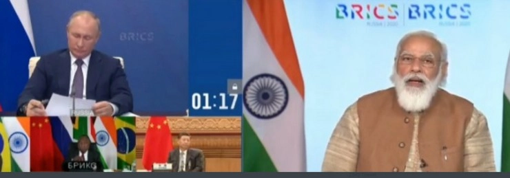 BRICS में मोदी के निशाने पर पाक, कहा- आतंकवाद का समर्थन करने वाले देश भी दोषी - PM narendramodi addressing the 12th BRICSSummit on Global Stability, Shared Security and Innovative Growth