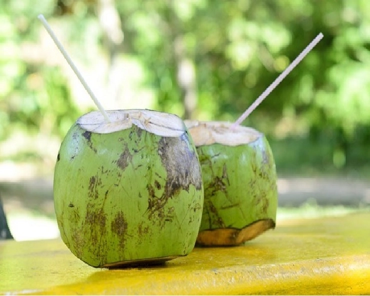 Coconut water will make hair silky