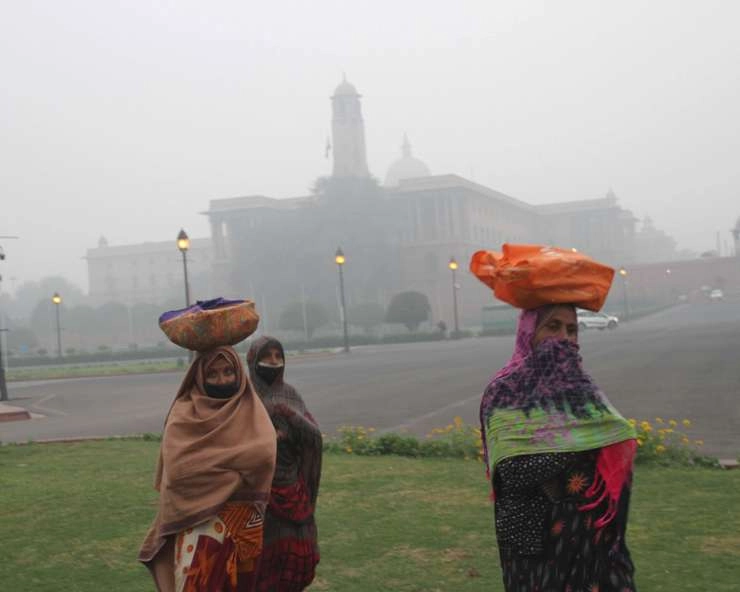 Delhi Weather: दिल्ली में कड़ाके की ठंड, न्यूनतम तापमान 6.6 डिग्री, रेल सेवाएं प्रभावित - minimum temperature in Delhi was 6.6 degrees Celsius