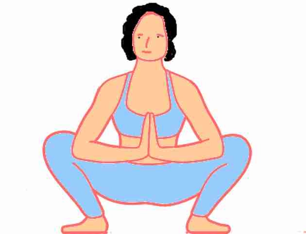 malasana yoga for conceive