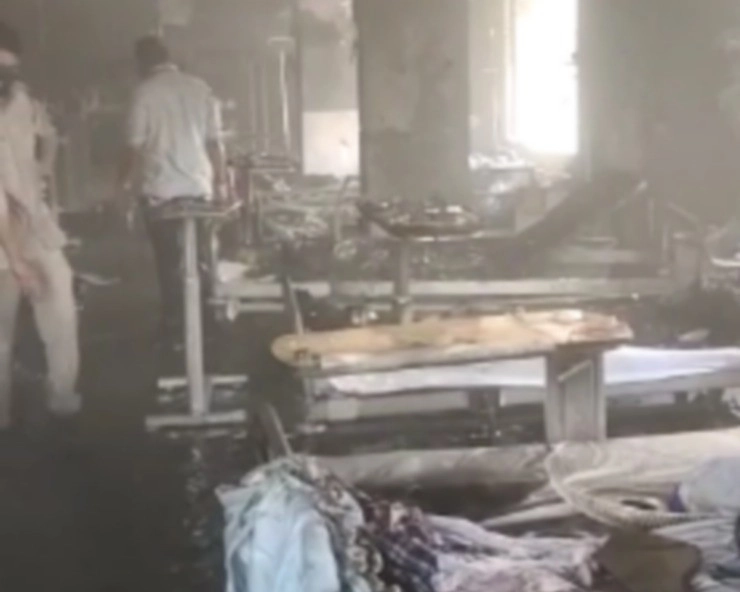उज्जैन : पाटीदार अस्पताल में लगी आग, 80 मरीजों को बचाया - Hospital in Ujjain caught fire, 80 patients rescued