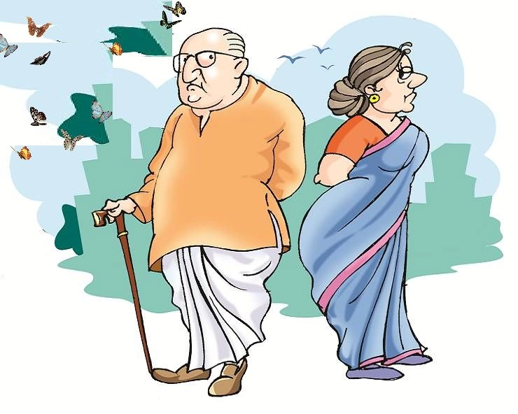 बुढ़ापे का प्यार : चटर-पटर चुटकुला - funny jokes in hindi