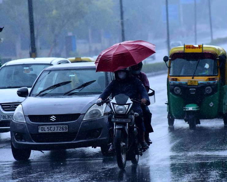 Weather Update : दिल्ली-NCR में तेज हवाओं के साथ गिरा पानी, इन राज्यों में बारिश ने गिराया तापमान