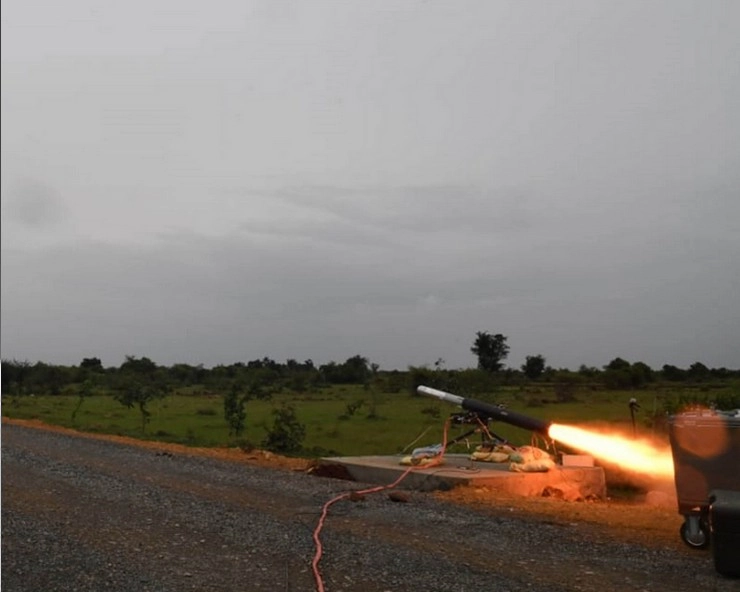 DRDO ने टैंकरोधी गाइडेड मिसाइल का किया सफल परीक्षण - DRDO successfully test-fired anti-tank guided missile