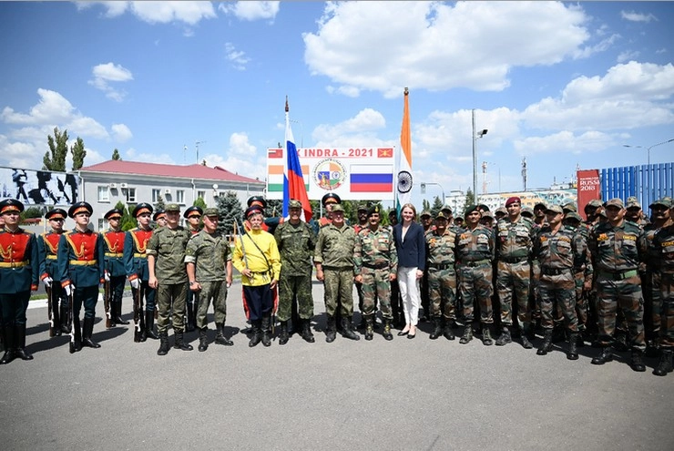 INDRA 2021 : भारत-रूस का संयुक्त सैन्य अभ्यास हुआ शुरू, देखें Photos