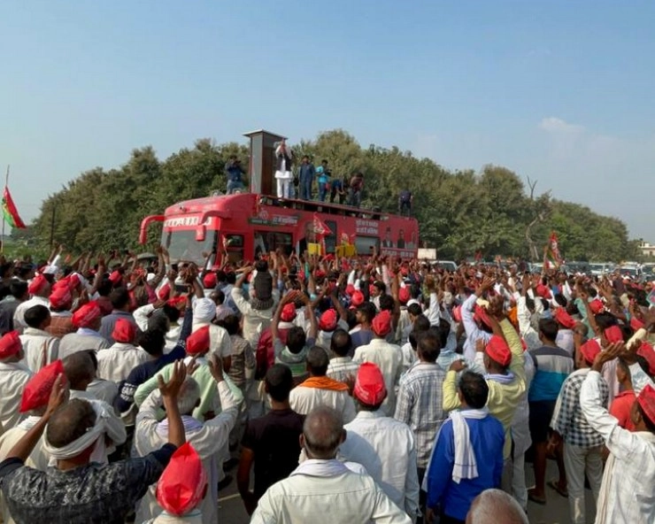 कानपुर में खजांची ने 'विजय रथयात्रा' को किया रवाना, अखिलेश बोले- प्रदेश में आएगा परिवर्तन... - Akhilesh Yadav said change will come in Uttar Pradesh