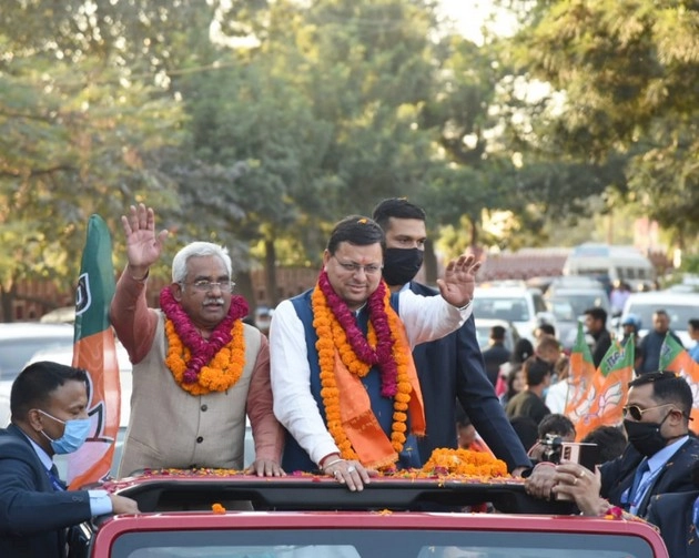 Uttarakhand Election : मुख्यमंत्री धामी को खटीमा सीट पर AAP और कांग्रेस से कितना खतरा... - How much danger is there to the Chief Minister Pushkar Singh Dhami in Uttarakhand from Congress and Aam Aadmi Party in Khatima constituency
