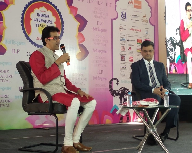 वीर सावरकर पर इतना हंगामा, टीपू सुल्तान पर लिखूंगा तो क्या होगा! - Indore Literature Festival 2021 talk show vikram sampat views on veer sawarkar
