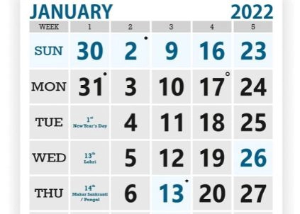 नया साल 2022: जानिए आपकी कितनी छुट्टियां होने वाली हैं खराब?