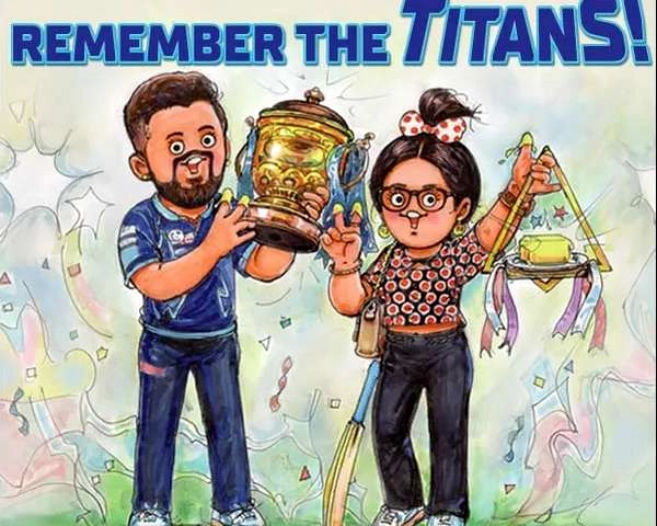 आईपीएल 2022 का विजेता बनने पर गुजरात टाइटंस को अमूल गर्ल ने दी कुछ यों बधाई