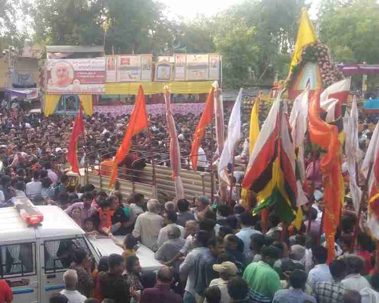 Ahmedabad Rath Yatra : अहमदाबाद में प्रभु जगन्नाथ की रथ यात्रा प्रारंभ, गृहमंत्री शाह ने की मंगल आरती और सीएम पटेल ने लगाई झाड़ू - Ahmedabad 145th Jagannath Rath Yatra