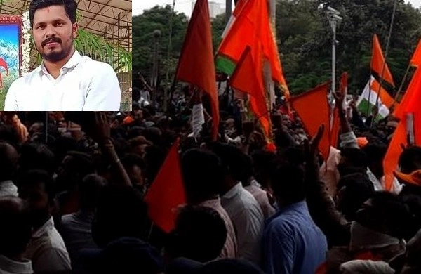 BJYM कार्यकर्ता की हत्या के बाद कर्नाटक में बवाल, प्रदर्शनकारियों ने BJP सांसद की गाड़ी में की तोड़फोड़  (वीडियो) - Karnataka : Tension Grips DK District as Protests Erupt After BJP Youth Leaders Murder