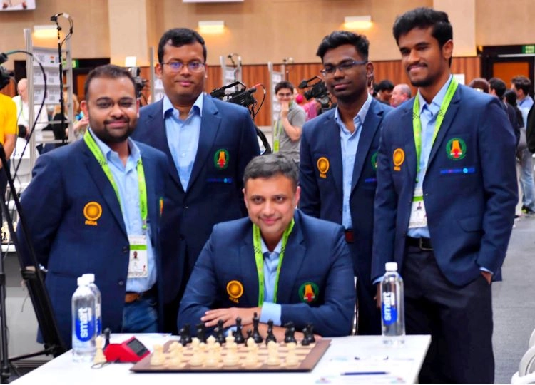Chess Olympiad में हुआ गजब का समीकरण, भारत की ही 2 टीमें भिडेंगी आपस में - Indias A and C team to lock horns in the ongoing Chess Olympiad