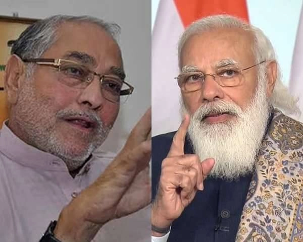 PM नरेन्द्र मोदी के भाई प्रह्लाद को भाया राशन का 'बंगाल मॉडल', जंतर-मंतर पर दिया धरना - PM Narendra Modi's brother Prahlad liked 'Bengal model' of ration