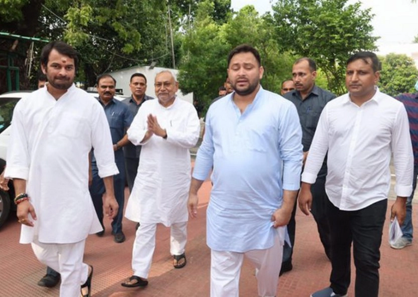 Bihar News : महागठबंधन सरकार में नीतीश, तेजस्वी सहित 72 फीसदी मंत्री दागी, ADR की रिपोर्ट में खुलासा - bihar new cabinet 23 ministers of nitish kumar govt declared criminal cases against him