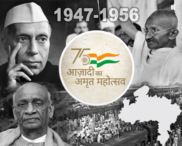 आजादी के 75 वर्ष : देश ने झेला बंटवारे का दंश - timeline : Major events of 75 years of Indias independence