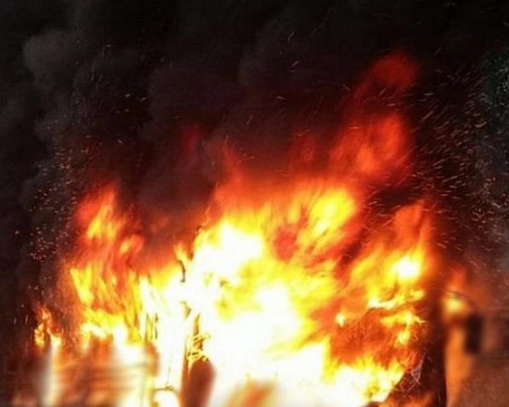 गुजरातमधील अरवली येथील रासायनिक कारखान्याला भीषण आग