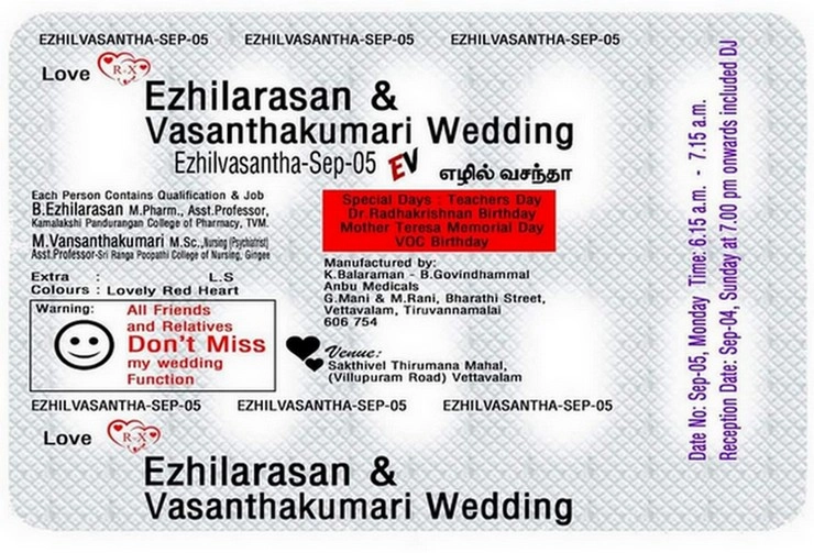 शादी का अनोखा कार्ड, देखकर चौंक गए लोग... - People were shocked to see the unique wedding card