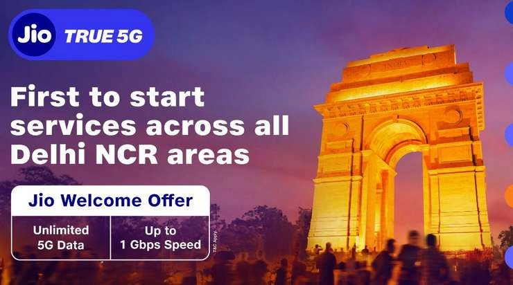 Jio ने दिल्ली के बाद नोएडा, गाजियाबाद, गुरुग्राम और फरीदाबाद में True5G सर्विस शुरू की - Jio launches True 5G service in Noida, Ghaziabad, Gurugram and Faridabad after Delhi