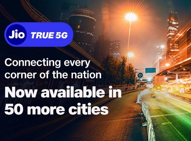 जियो ने बनाया नया रिकॉर्ड, देश के 50 शहरों में एकसाथ ट्रू 5जी लॉन्च - Jio 5G launches in 50 cities
