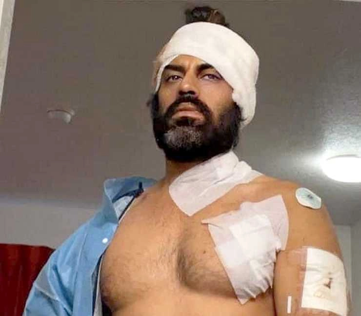 पंजाबी एक्टर अमन धालीवाल पर अमेरिका में चाकू और कुल्हाड़ी से हुआ हमला, सीसीटीवी में रिकॉर्ड हुई घटना