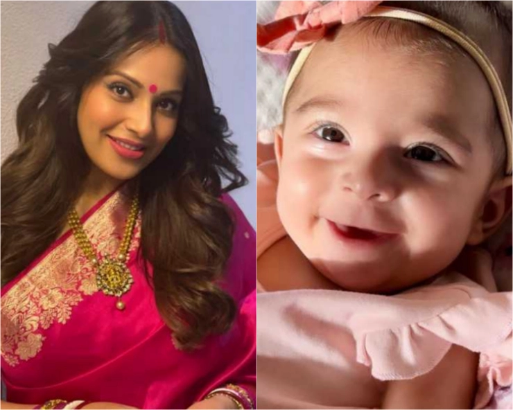 बिपाशा बसु ने दुनिया को दिखाया अपनी प्यारी बेटी देवी का चेहरा, फैंस ने लुटाया प्यार | bipasha basu reveals her daughter devi face shears cute photos