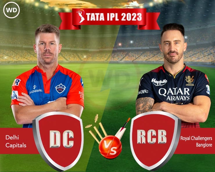IPL 2023 RCB vs DC :  बेंगळुरूने दिल्लीचा 23 धावांनी पराभव केला