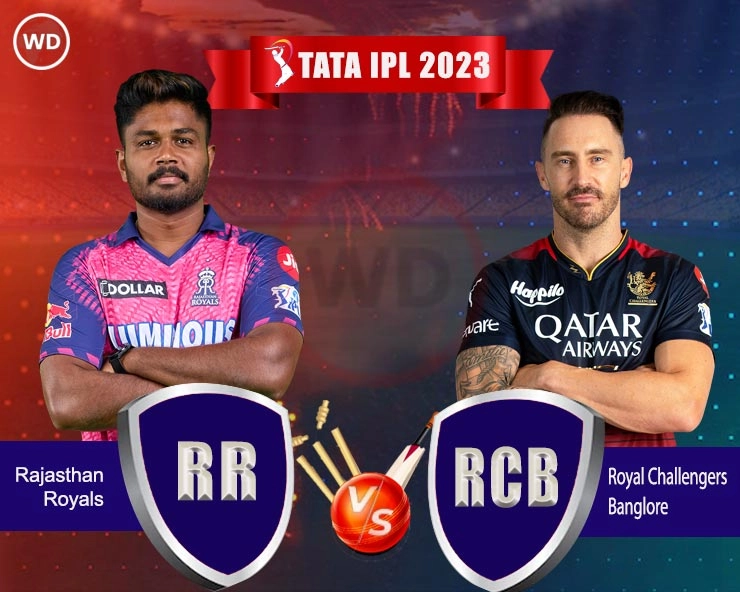IPL 2023 RR vs RCB Playing 11:  RCB चा अव्वल क्रमांकावर असलेल्या राजस्थानला पराभूत करण्याचा प्रयत्न