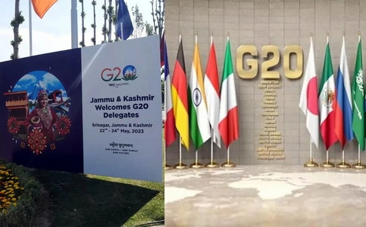 G20 Meeting 2023 : संगीनों के साए में G20 देशों के 60 प्रतिनिधि पहुंचे श्रीनगर