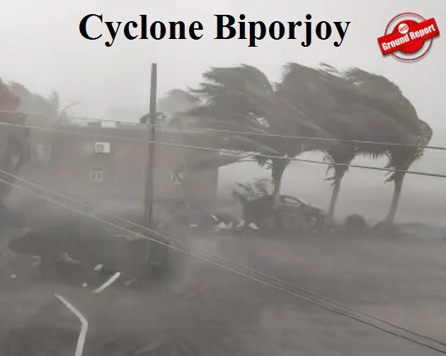 Cyclone Biporjoy जखौ बंदरगाह से महज 180 किमी दूर, समुद्र में उठी 15 से 20 फीट ऊंची लहरें
