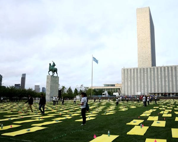 Yoga program at UN Headquarters