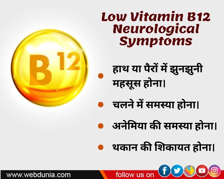 vitamin b12 deficiency symptoms