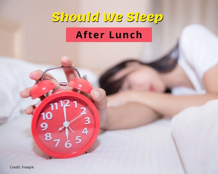 should we sleep after lunch