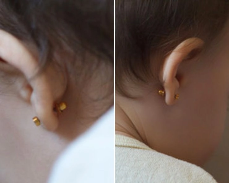 what to do before piercing baby ears