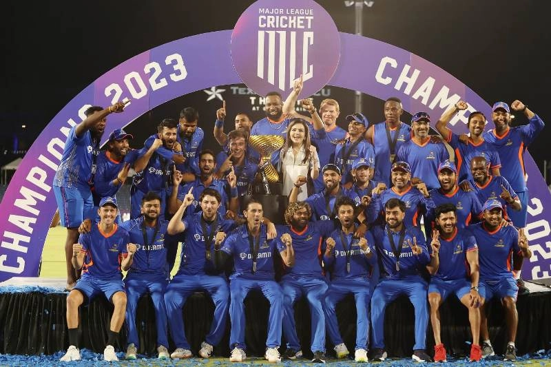 ‘Mumbai Indians Newyork’ ने जीता पहला ‘Major Cricket League’ T20 टूर्नामेंट - Newyork Indians US franchise of Mumbai Indians wins the inaugral Major Cricket League