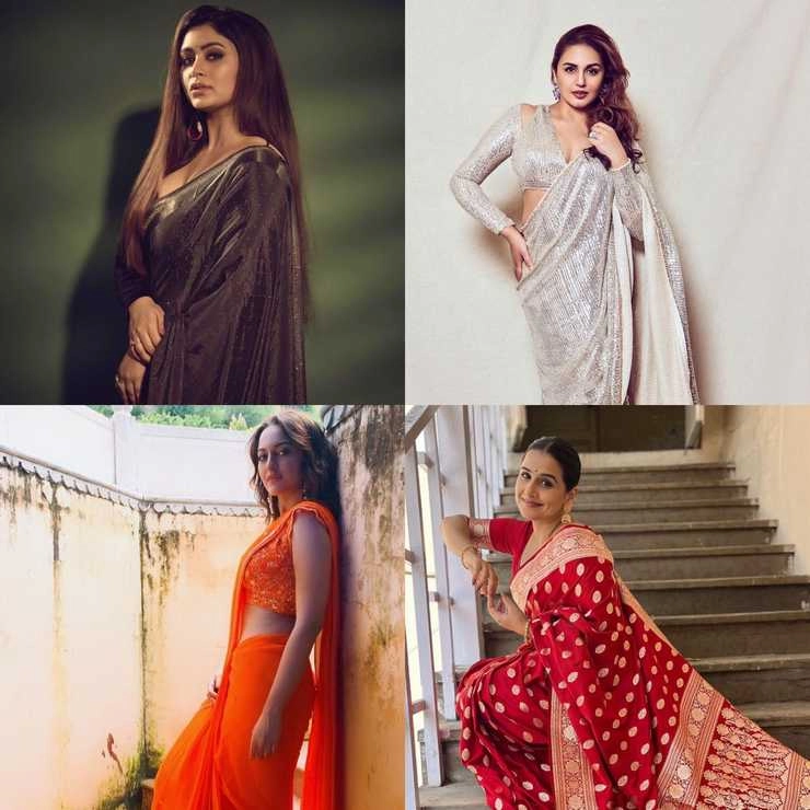 इन बॉलीवुड हसीनाओं ने अपने साड़ी लुक से ढाया कहर | 4 Bollywood Actresses Who Nailed the Saree Look with Elegance and Grace