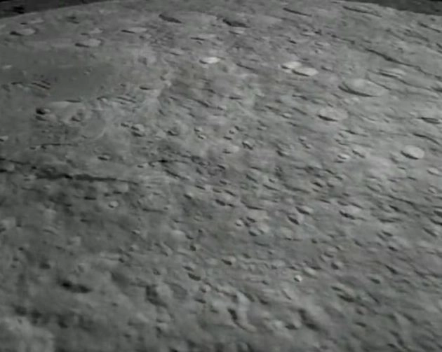 video captured by chandrayaan