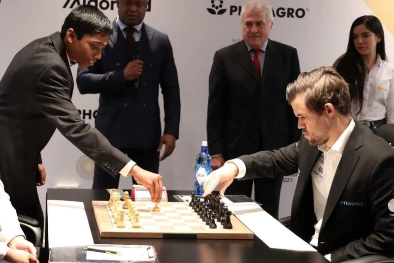 18 साल की उम्र में शतरंज के विश्व कप फाइनल में पहुंचने वाले सबसे युवा खिलाड़ी बने भारत के प्रज्ञानानंद - Praggnanandhaa becomes the youngest ever grandmaster to surge in the Chess World Cup Final