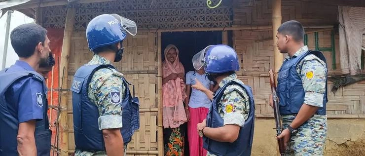 पुलिस पर लगा रोहिंग्या शरणार्थियों के उत्पीड़न का आरोप - Police accused of harassment of Rohingya refugees